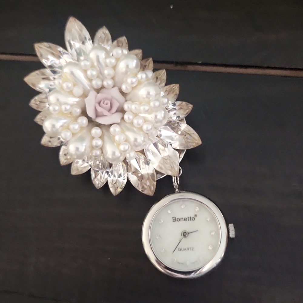 Bonetto Vintage Brooch with Watch